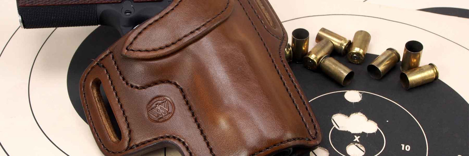 Leather Holster-The Pancake-Custom Leather Holster – M & W Leather