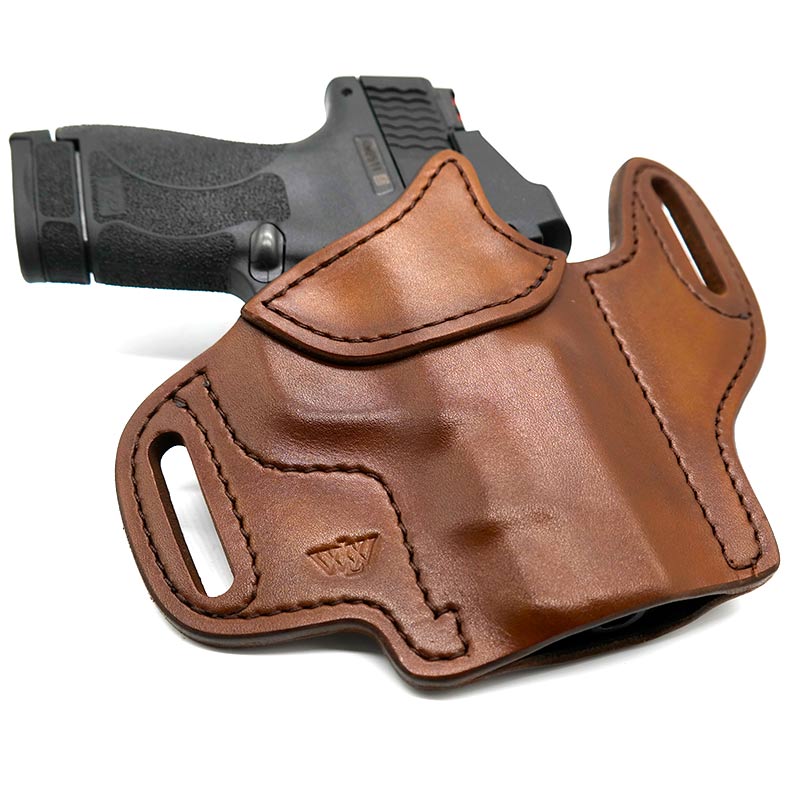 1911 leather holster for standard 5” barrel with matching holster for shops 45acp magazine , OWB